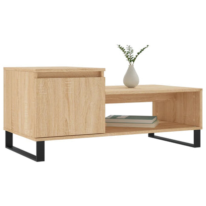 Coffee Table Sonoma Oak 100x50x45 cm Engineered Wood