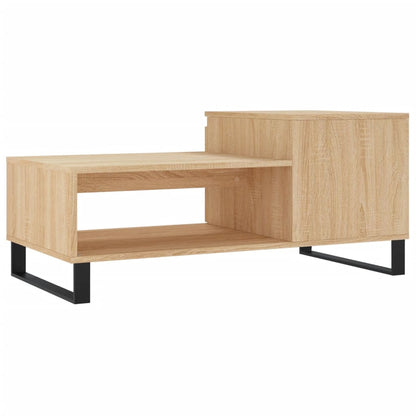 Coffee Table Sonoma Oak 100x50x45 cm Engineered Wood