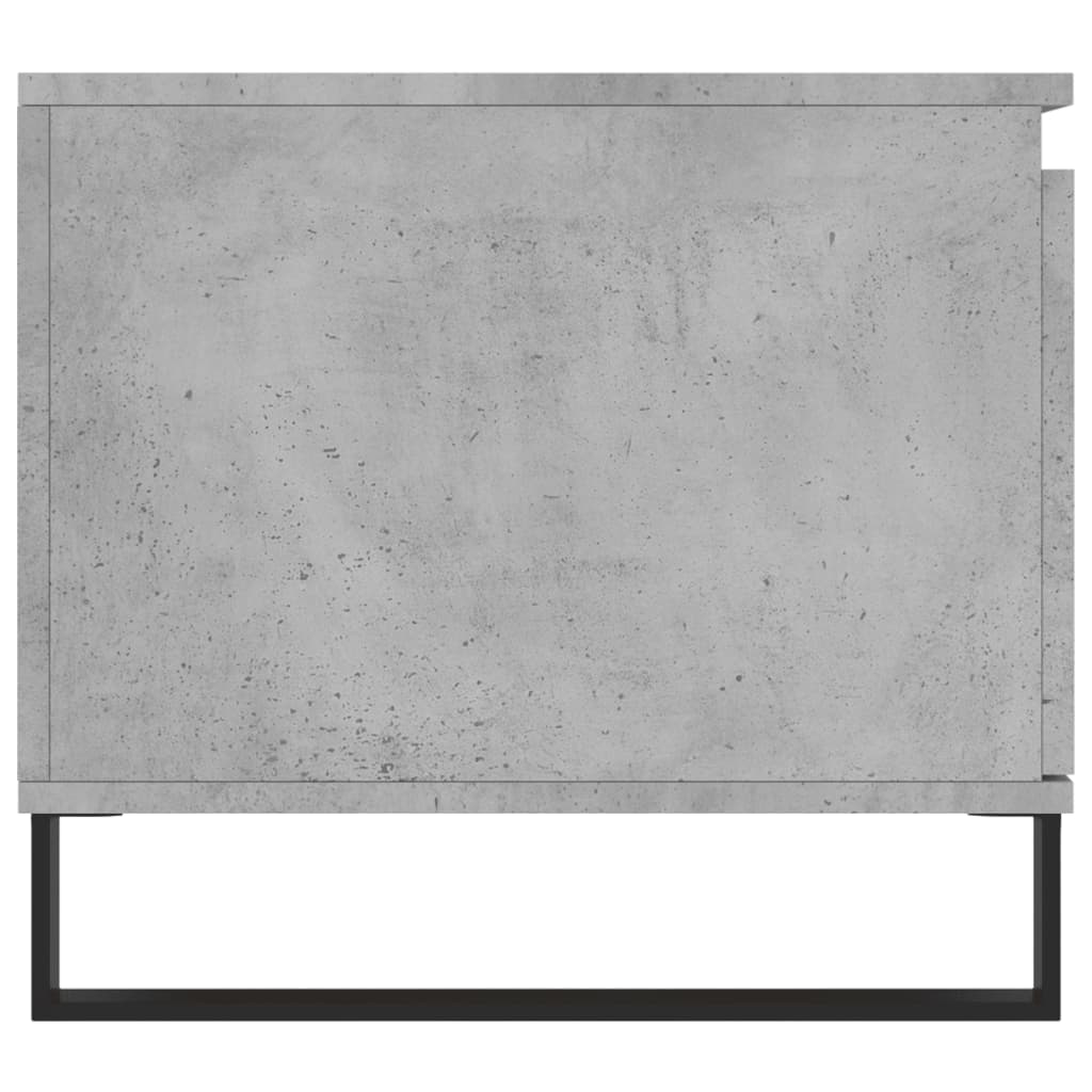 Coffee Table Concrete Grey 100x50x45 cm Engineered Wood