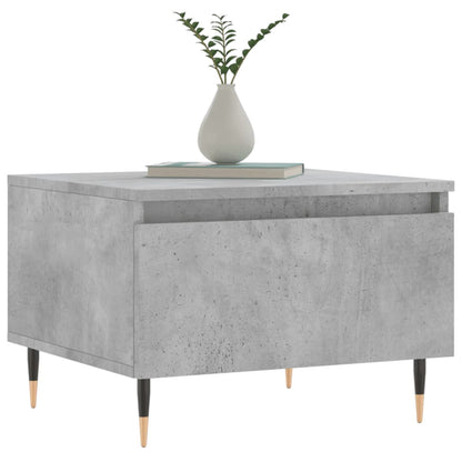 Coffee Table Concrete Grey 50x46x35 cm Engineered Wood