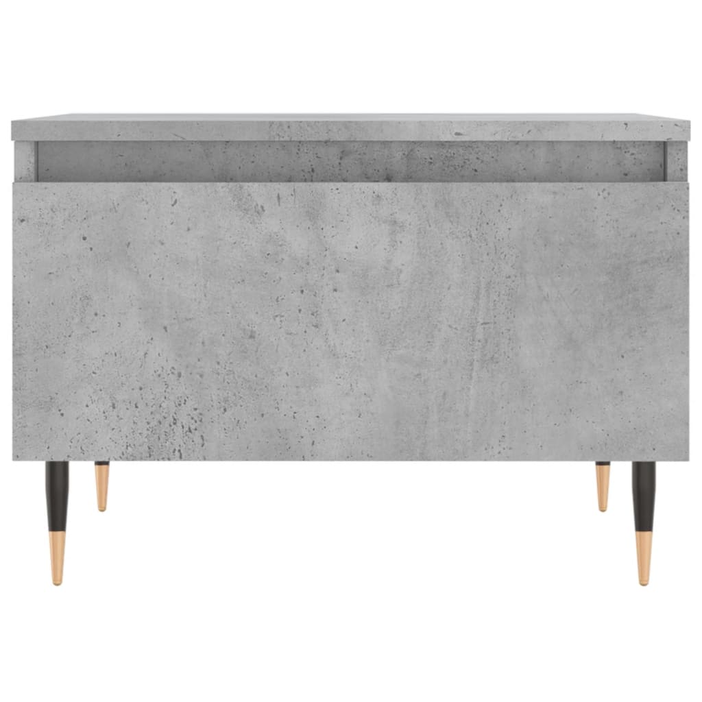 Coffee Table Concrete Grey 50x46x35 cm Engineered Wood