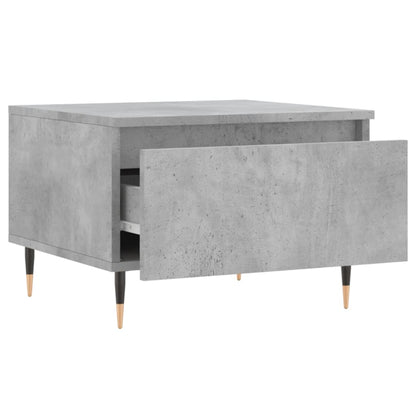 Coffee Table Concrete Grey 50x46x35 cm Engineered Wood