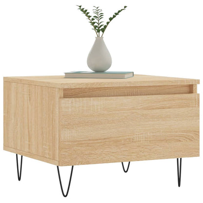 Coffee Table Sonoma Oak 50x46x35 cm Engineered Wood