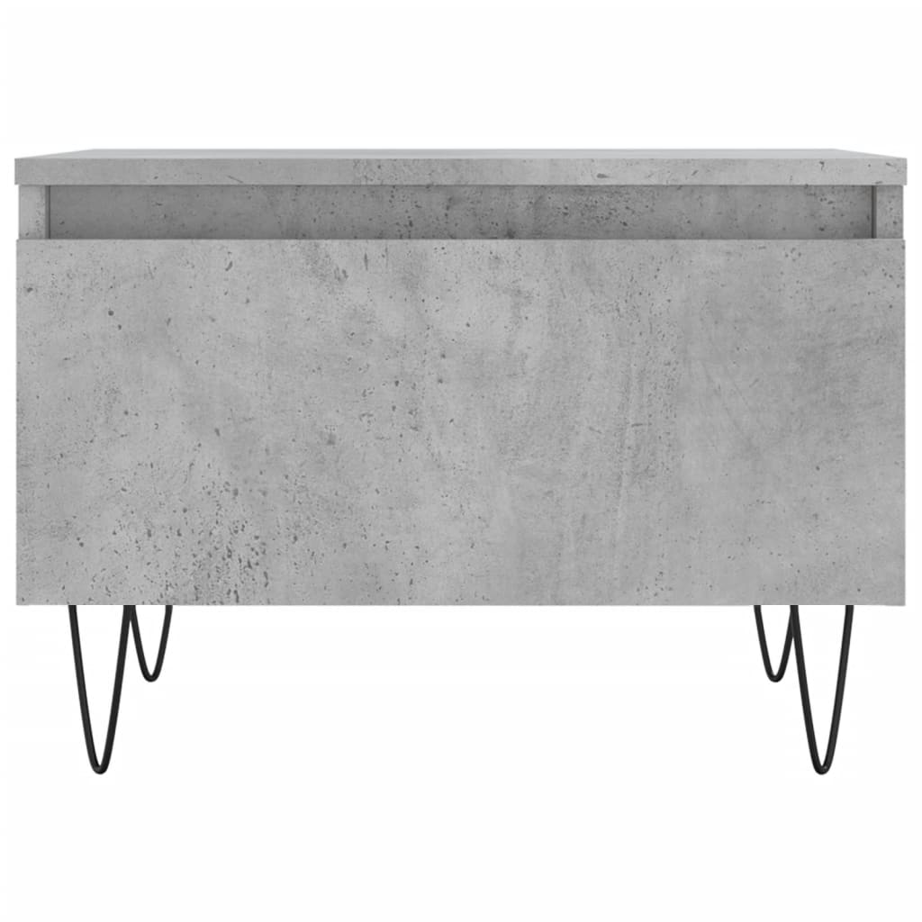 Coffee Table Concrete Grey 50x46x35 cm Engineered Wood