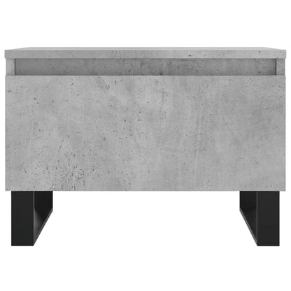 Coffee Table Concrete Grey 50x46x35 cm Engineered Wood