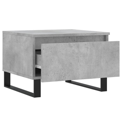 Coffee Table Concrete Grey 50x46x35 cm Engineered Wood