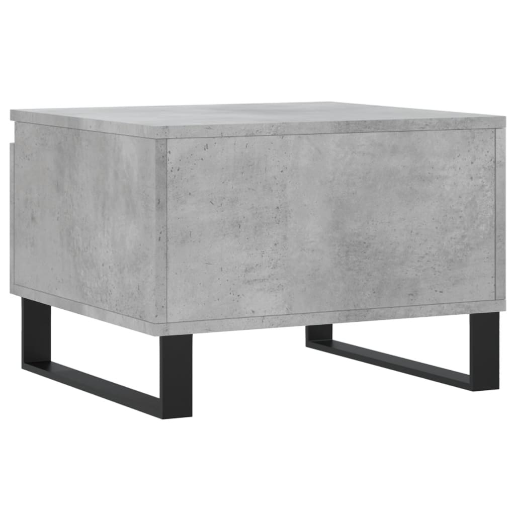 Coffee Table Concrete Grey 50x46x35 cm Engineered Wood