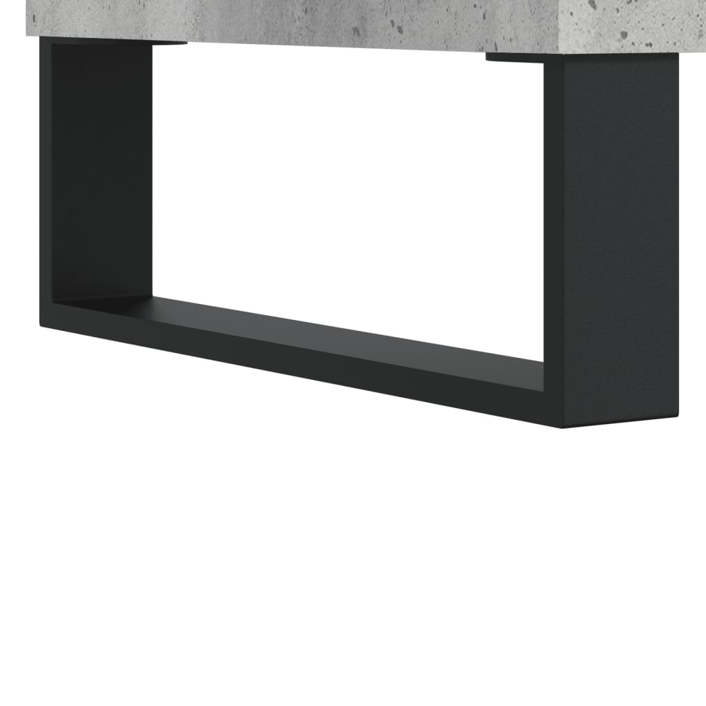 Coffee Table Concrete Grey 50x46x35 cm Engineered Wood