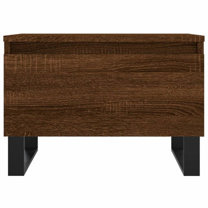 Coffee Table Brown Oak 50x46x35 cm Engineered Wood