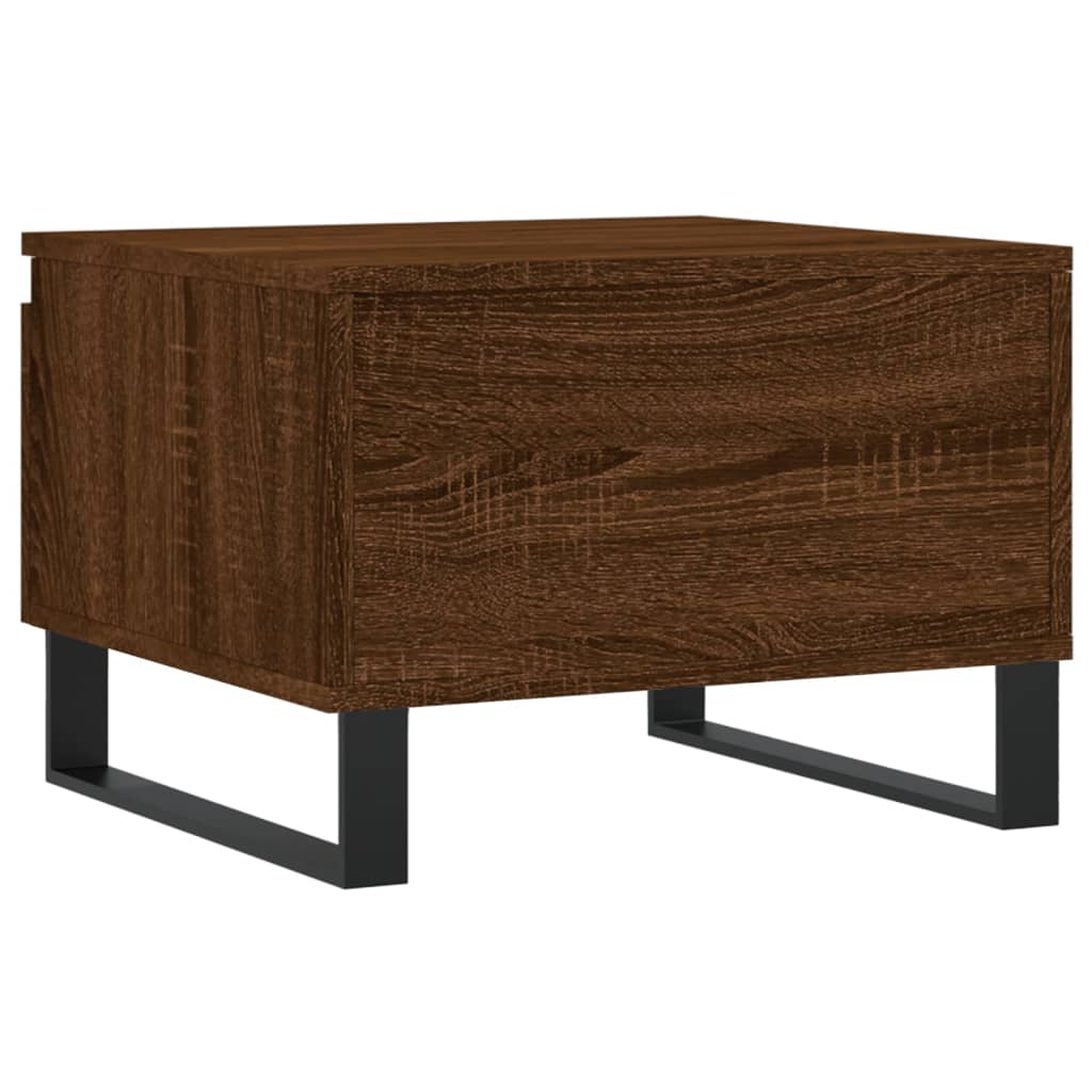 Coffee Table Brown Oak 50x46x35 cm Engineered Wood