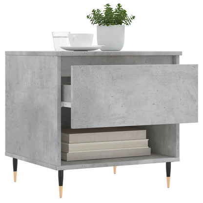 Coffee Tables 2 pcs Concrete Grey 50x46x50 cm Engineered Wood