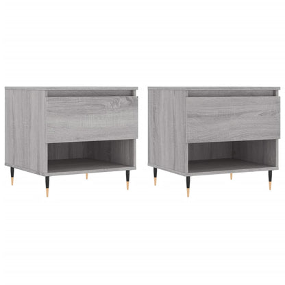 Coffee Tables 2 pcs Grey Sonoma 50x46x50 cm Engineered Wood