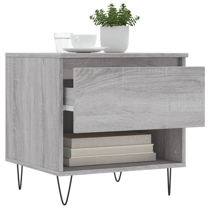 Coffee Table Grey Sonoma 50x46x50 cm Engineered Wood