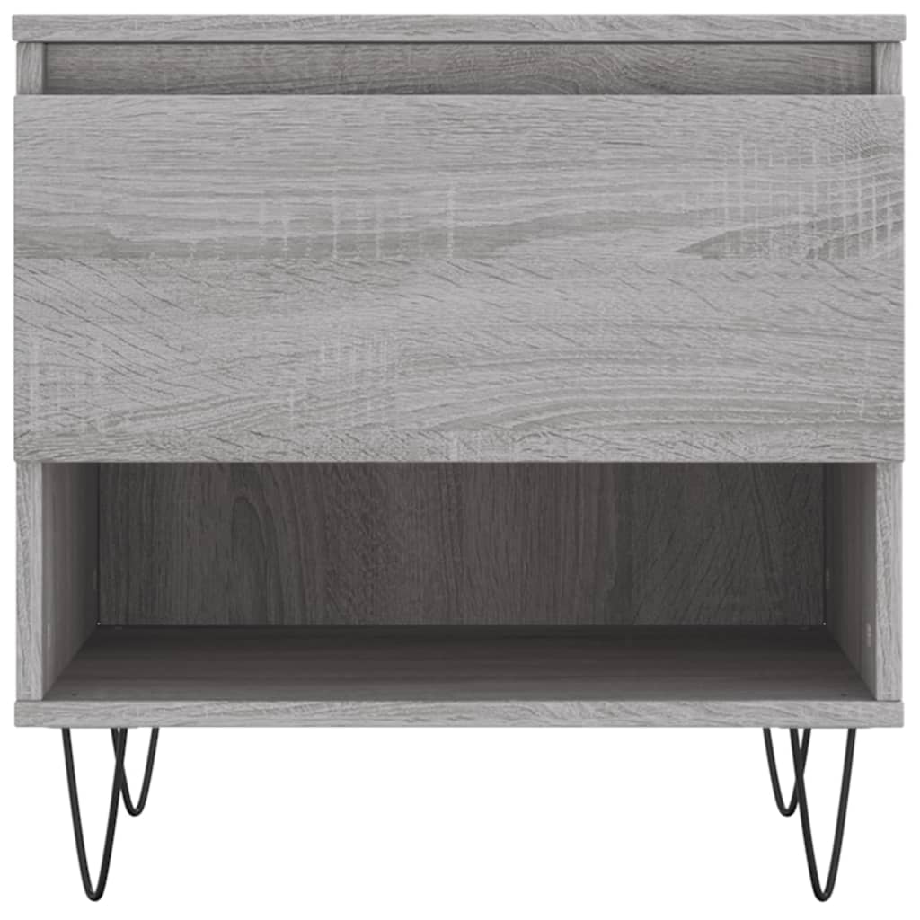 Coffee Table Grey Sonoma 50x46x50 cm Engineered Wood