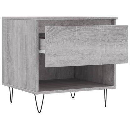 Coffee Table Grey Sonoma 50x46x50 cm Engineered Wood