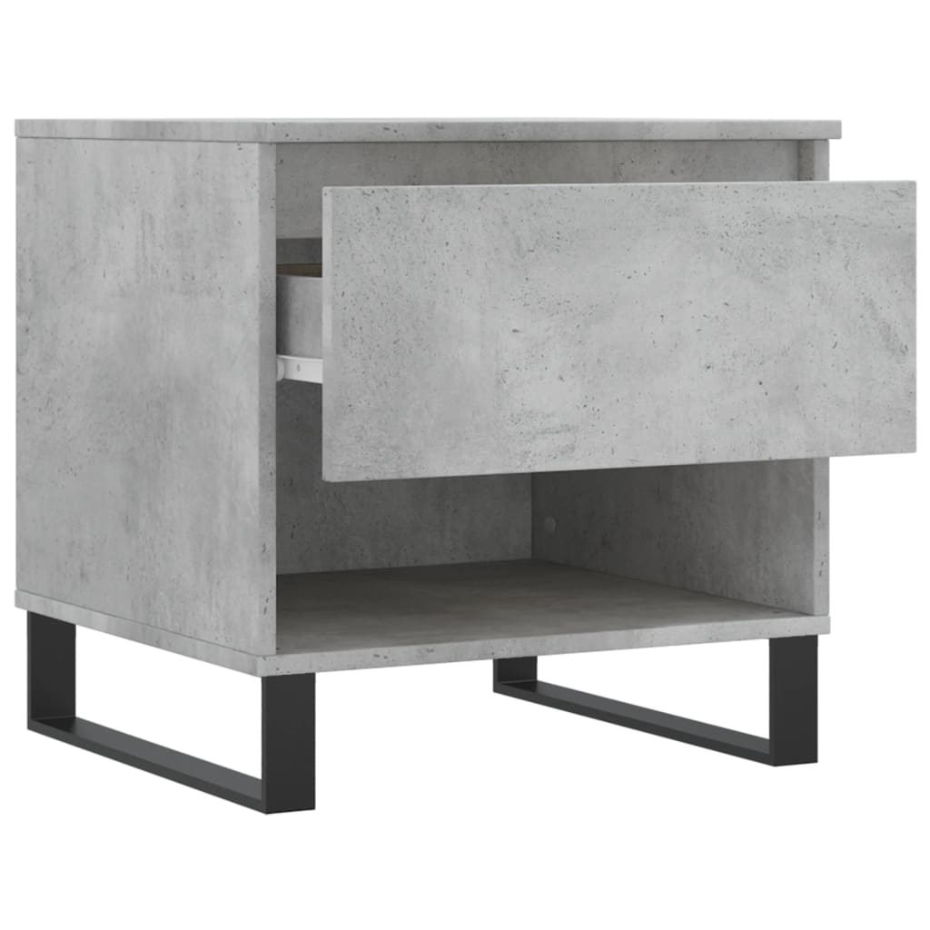 Coffee Tables 2 pcs Concrete Grey 50x46x50 cm Engineered Wood