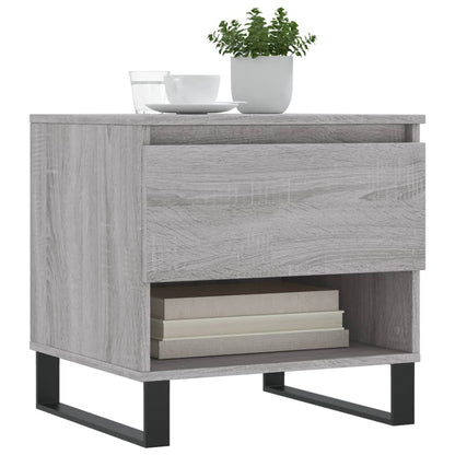 Coffee Table Grey Sonoma 50x46x50 cm Engineered Wood