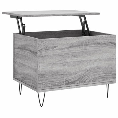 Coffee Table Grey Sonoma 60x44.5x45 cm Engineered Wood