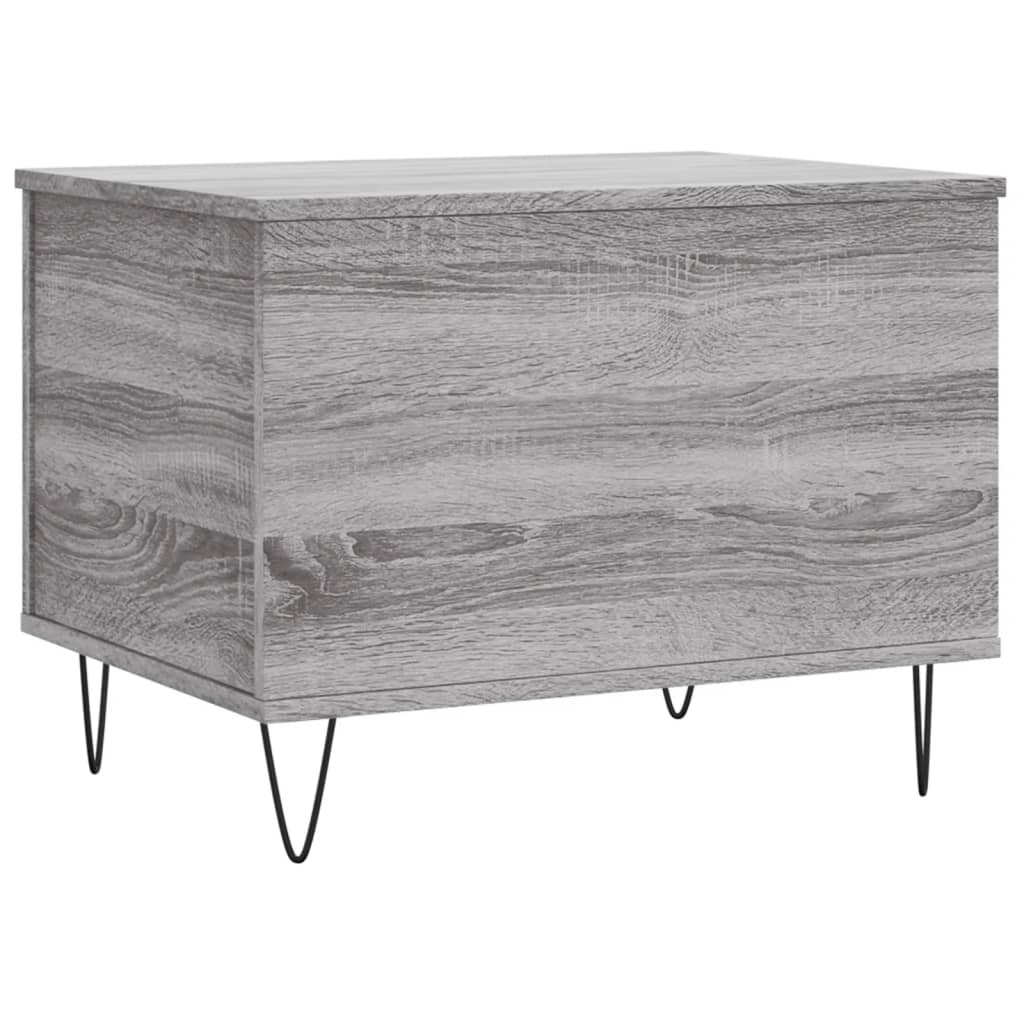 Coffee Table Grey Sonoma 60x44.5x45 cm Engineered Wood