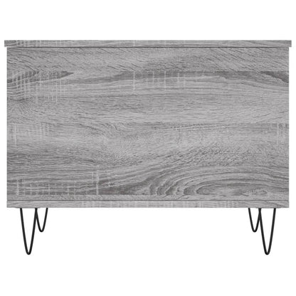 Coffee Table Grey Sonoma 60x44.5x45 cm Engineered Wood