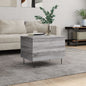 Coffee Table Grey Sonoma 60x44.5x45 cm Engineered Wood