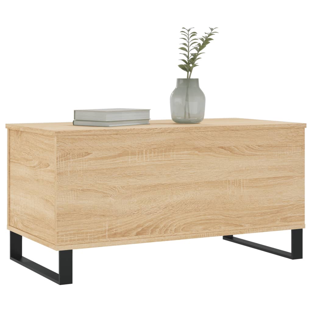 Coffee Table Sonoma Oak 90x44.5x45 cm Engineered Wood