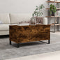 Coffee Table Smoked Oak 90x44.5x45 cm Engineered Wood