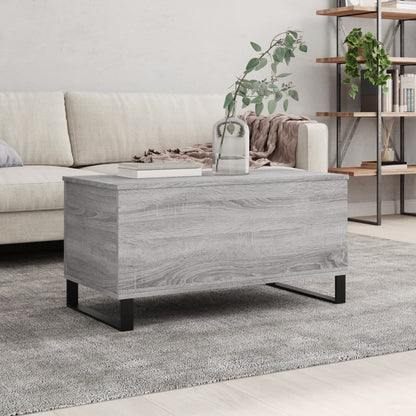 Coffee Table Grey Sonoma 90x44.5x45 cm Engineered Wood