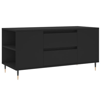 Coffee Table Black 102x44.5x50 cm Engineered Wood