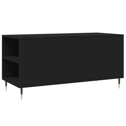 Coffee Table Black 102x44.5x50 cm Engineered Wood