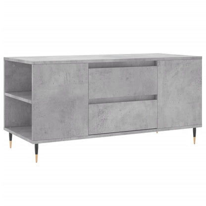 Coffee Table Concrete Grey 102x44.5x50 cm Engineered Wood