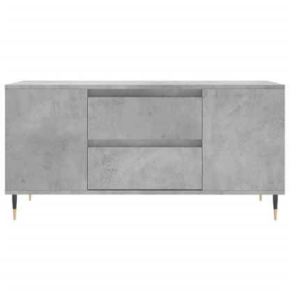 Coffee Table Concrete Grey 102x44.5x50 cm Engineered Wood