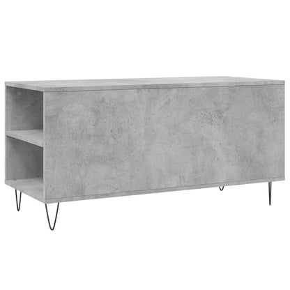 Coffee Table Concrete Grey 102x44.5x50 cm Engineered Wood