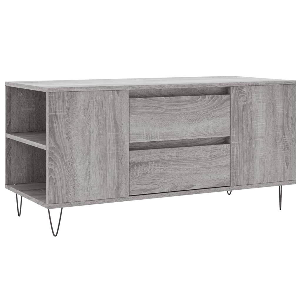 Coffee Table Grey Sonoma 102x44.5x50 cm Engineered Wood