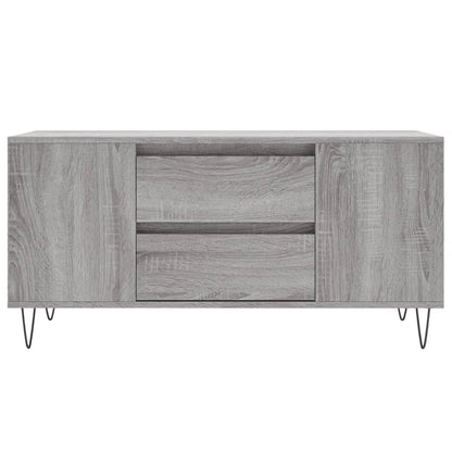 Coffee Table Grey Sonoma 102x44.5x50 cm Engineered Wood