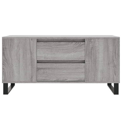 Coffee Table Grey Sonoma 102x44.5x50 cm Engineered Wood