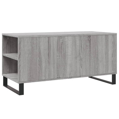 Coffee Table Grey Sonoma 102x44.5x50 cm Engineered Wood