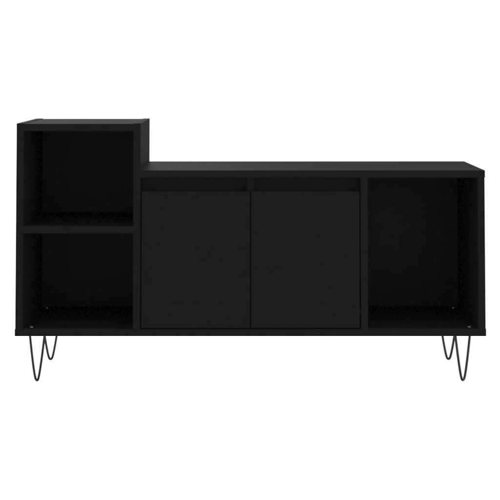 TV Cabinet Black 100x35x55 cm Engineered Wood