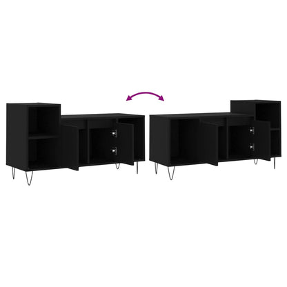 TV Cabinet Black 100x35x55 cm Engineered Wood