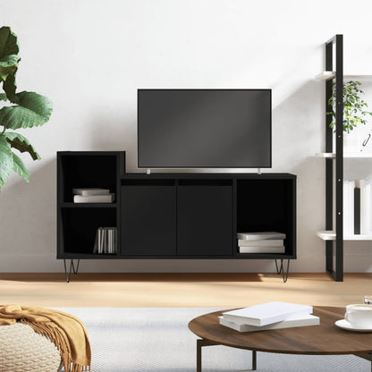 TV Cabinet Black 100x35x55 cm Engineered Wood