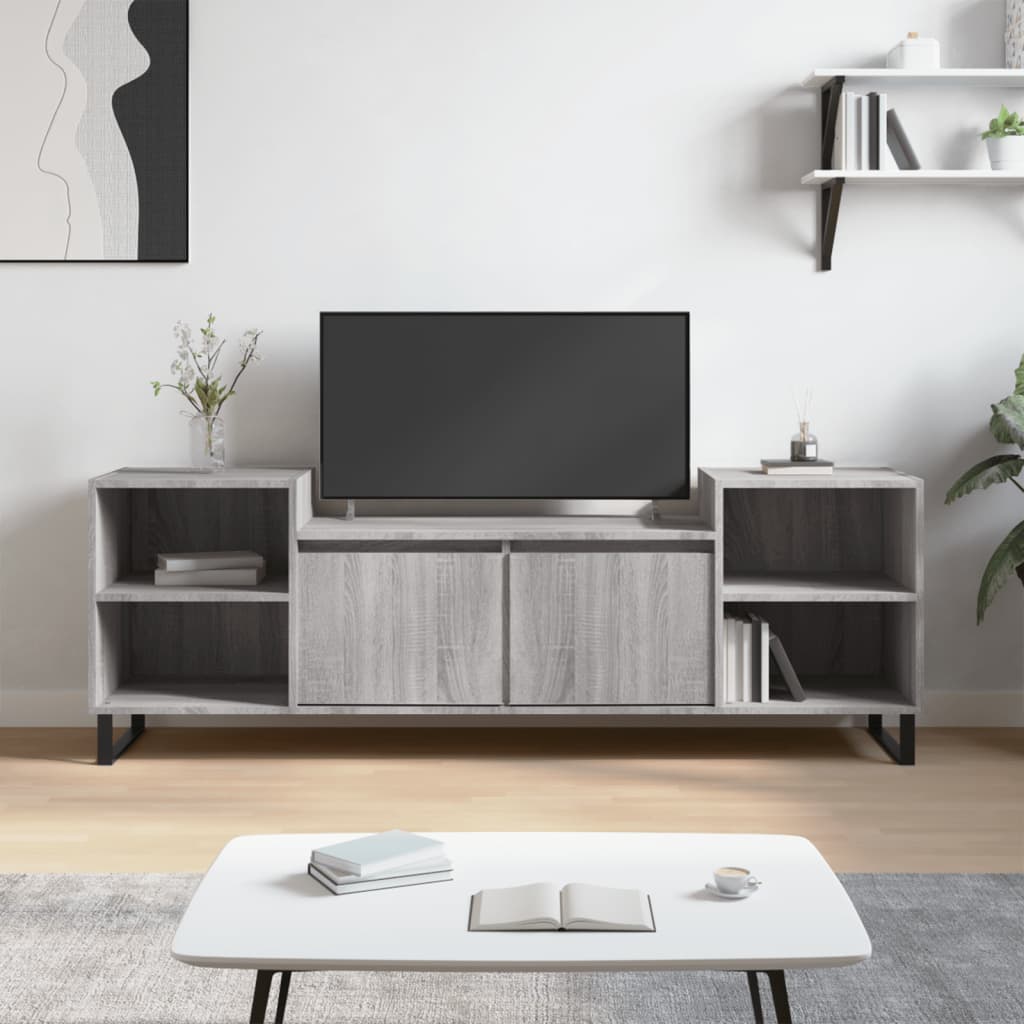 TV Cabinet Grey Sonoma 160x35x55 cm Engineered Wood