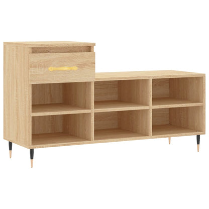 Shoe Cabinet Sonoma Oak 102x36x60 cm Engineered Wood