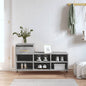 Shoe Cabinet Concrete Grey 102x36x60 cm Engineered Wood