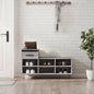 Shoe Cabinet Grey Sonoma 102x36x60 cm Engineered Wood