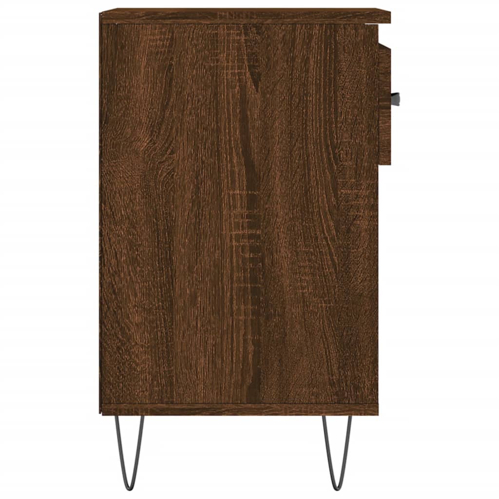 Shoe Cabinet Brown Oak 102x36x60 cm Engineered Wood