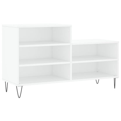 Shoe Cabinet White 102x36x60 cm Engineered Wood