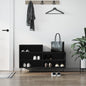 Shoe Cabinet Black 102x36x60 cm Engineered Wood