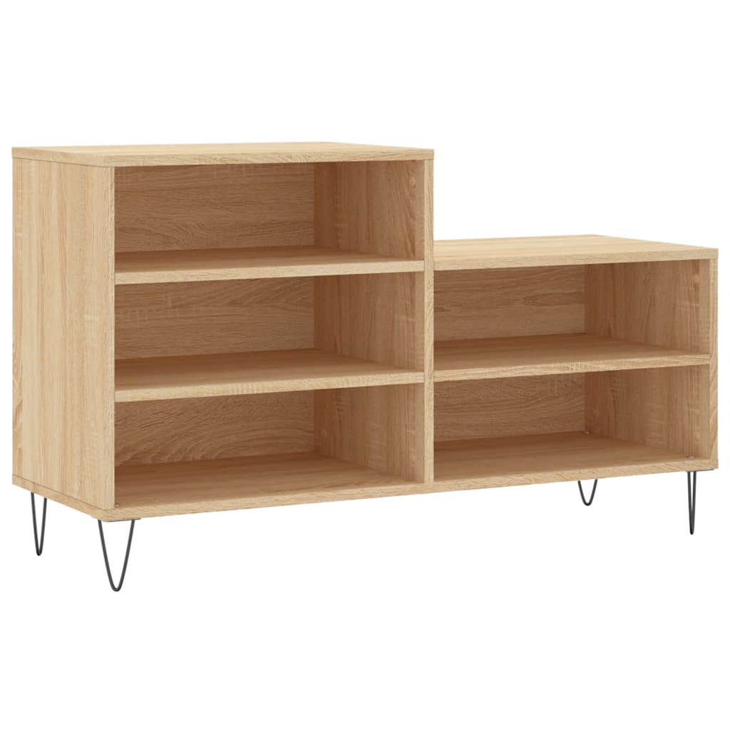 Shoe Cabinet Sonoma Oak 102x36x60 cm Engineered Wood