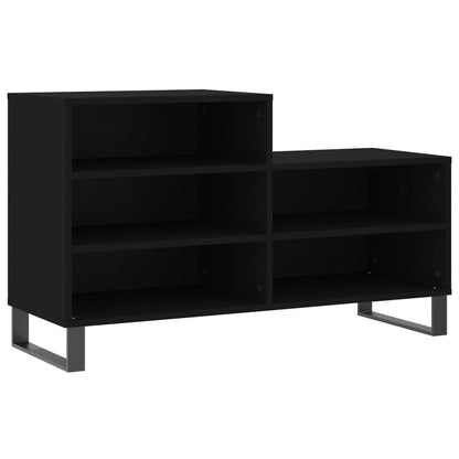 Shoe Cabinet Black 102x36x60 cm Engineered Wood