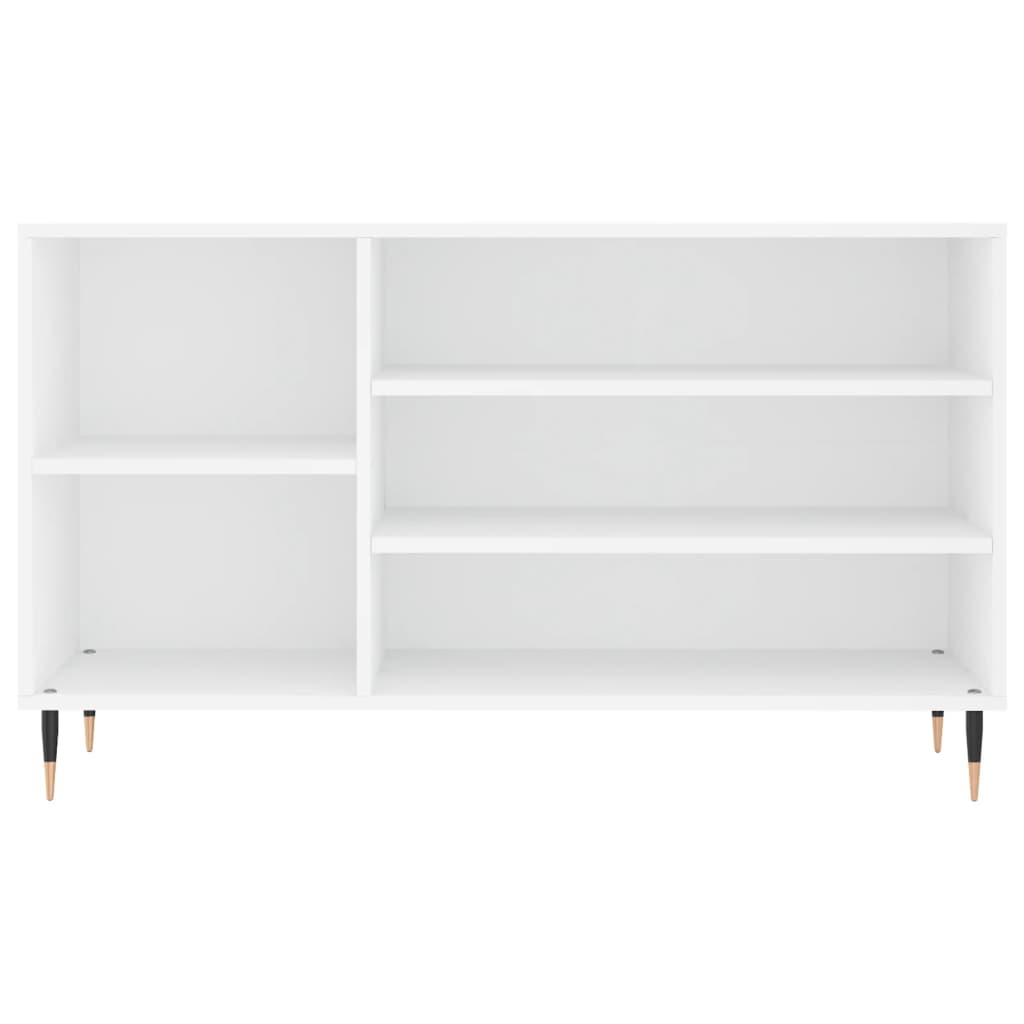 Shoe Cabinet White 102x36x60 cm Engineered Wood